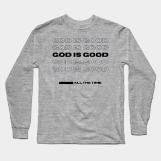 God Is Good-Thank You-Dark Long Sleeve T-Shirt